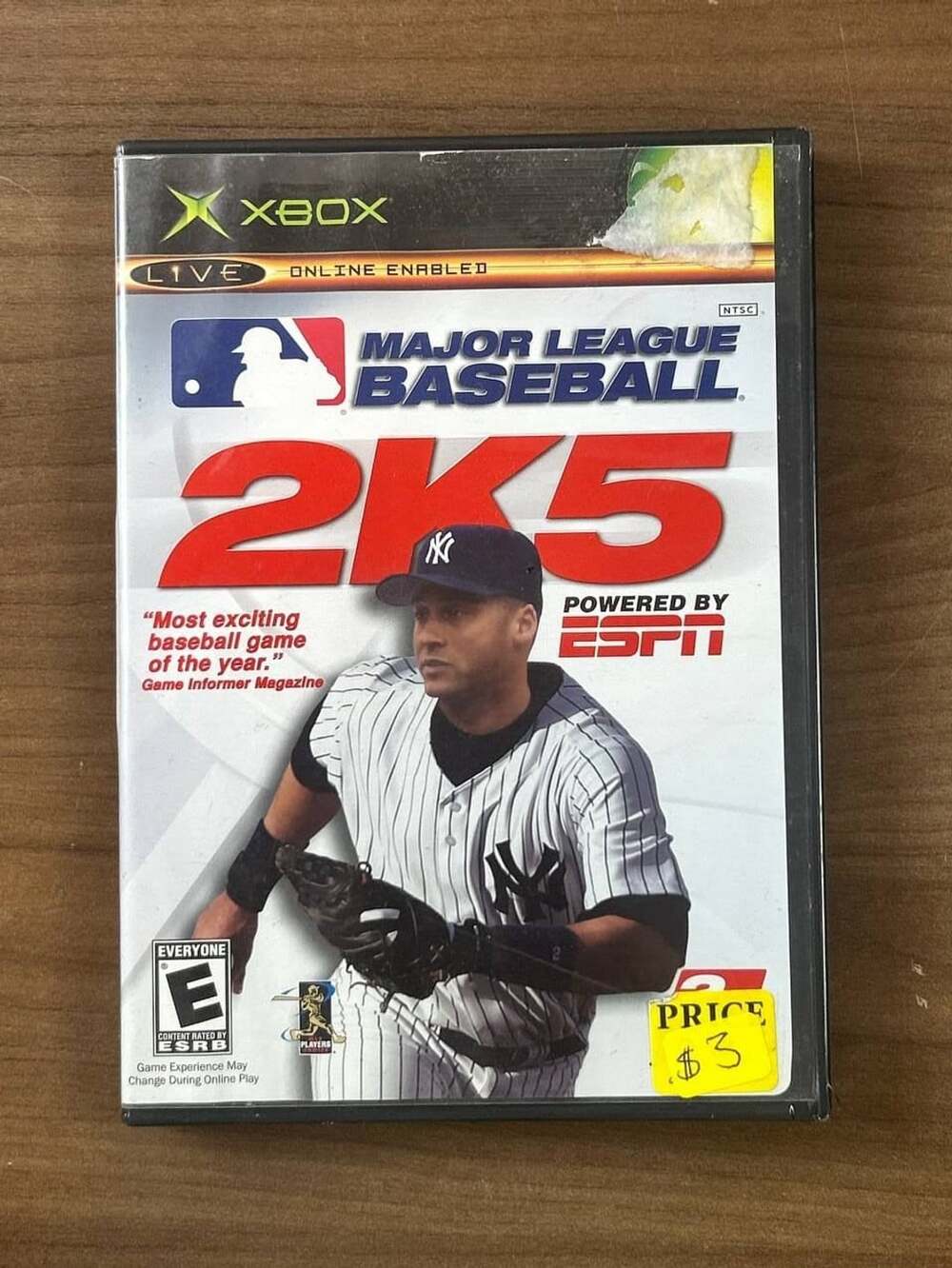Major League Baseball 2K5 Original Xbox 2005 Disc Case 2K Sports